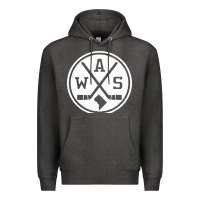 Charcoal Heather retro washington dc hockey Premium Hoodie - artisFamous