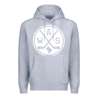 Heather Grey retro washington dc hockey Premium Hoodie - artisFamous