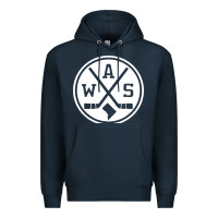 Navy retro washington dc hockey Premium Hoodie - artisFamous