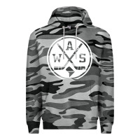 Slate Camo retro washington dc hockey Premium Hoodie - artisFamous