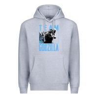 Heather Grey go.dzil.la vs k.o.n.g   official team go.dzi.lla ne.on gift t shirt Premium Hoodie - artisFamous