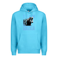 Ocean Blue go.dzil.la vs k.o.n.g   official team go.dzi.lla ne.on gift t shirt Premium Hoodie - artisFamous