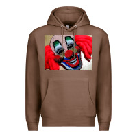 Chestnut embroidered clown Premium Hoodie - artisFamous