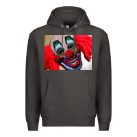 Smoke embroidered clown Premium Hoodie - artisFamous
