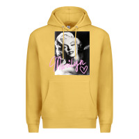 Antique Gold monroe black and white pink handwriting t shirt Premium Hoodie - artisFamous