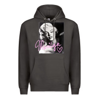 Smoke monroe black and white pink handwriting t shirt Premium Hoodie - artisFamous