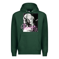 Sports Green monroe black and white pink handwriting t shirt Premium Hoodie - artisFamous