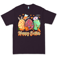 Plum Happy Easter Eggs Nurse Premium Tee - LillyAllenDesigns