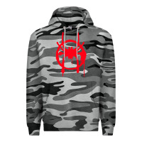 Slate Camo spiderverse miles symbol tag t shirt Premium Hoodie - artisFamous