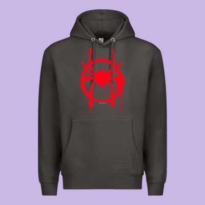 Spiderverse Miles Symbol Tag T Shirt Premium Hoodie Designed By Artisfamous