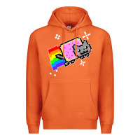 Carrot nyan cat t shirt Premium Hoodie - artisFamous