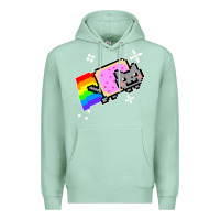 Seafoam nyan cat t shirt Premium Hoodie - artisFamous