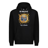 Black licensed vintage sublime, gift for women men t shirt Premium Hoodie - artisFamous