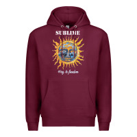 Burgundy licensed vintage sublime, gift for women men t shirt Premium Hoodie - artisFamous