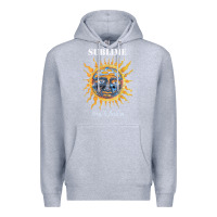 Heather Grey licensed vintage sublime, gift for women men t shirt Premium Hoodie - artisFamous