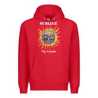 Red licensed vintage sublime, gift for women men t shirt Premium Hoodie - artisFamous