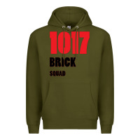Army Green 1017 Brick Squad Black Red Premium Hoodie - artisFamous