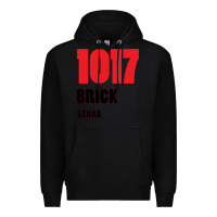 Black 1017 Brick Squad Black Red Premium Hoodie - artisFamous