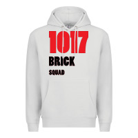 Dove Grey 1017 Brick Squad Black Red Premium Hoodie - artisFamous