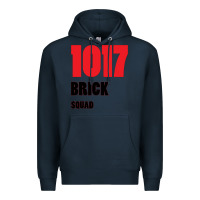 Navy 1017 Brick Squad Black Red Premium Hoodie - artisFamous