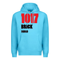 Ocean Blue 1017 Brick Squad Black Red Premium Hoodie - artisFamous
