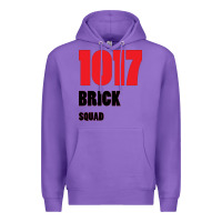 Purple 1017 Brick Squad Black Red Premium Hoodie - artisFamous
