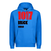 True Royal 1017 Brick Squad Black Red Premium Hoodie - artisFamous