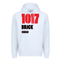 White 1017 Brick Squad Black Red Premium Hoodie - artisFamous