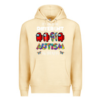 Pina Colada a.mong us it's o.kay to be different autism awareness t shirt Premium Hoodie - artisFamous