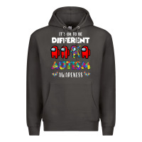 Smoke a.mong us it's o.kay to be different autism awareness t shirt Premium Hoodie - artisFamous