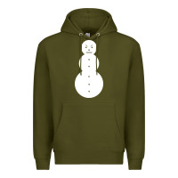 Army Green jeezy snowman funny shirt premium Premium Hoodie - artisFamous