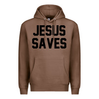 Chestnut jesus saves christian faith trust in god lord christ Premium Hoodie - artisFamous