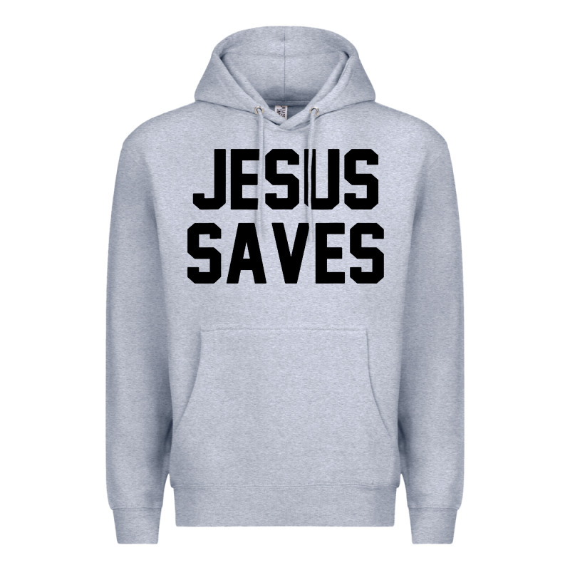 Jesus Saves Christian Faith Trust In God Lord Christ Premium Hoodie by artisFamous | Teevron