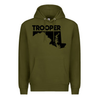 Army Green maryland state trooper Premium Hoodie - artisFamous