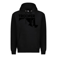 Black maryland state trooper Premium Hoodie - artisFamous