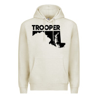 Oatmeal Heather maryland state trooper Premium Hoodie - artisFamous