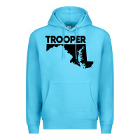 Ocean Blue maryland state trooper Premium Hoodie - artisFamous