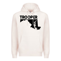 Pale Pink maryland state trooper Premium Hoodie - artisFamous