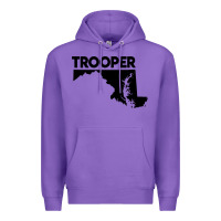 Purple maryland state trooper Premium Hoodie - artisFamous