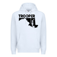 White maryland state trooper Premium Hoodie - artisFamous