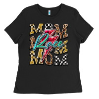 Black Mom Race Ladies Tee - RacoonDesign