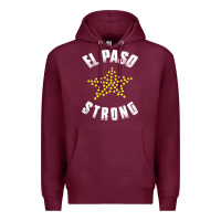 Burgundy el paso strong Premium Hoodie - artisFamous