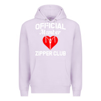 Lilac open heart surgery zipper club bypass get well recovery gift Premium Hoodie - artisFamous