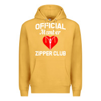 Mustard open heart surgery zipper club bypass get well recovery gift Premium Hoodie - artisFamous