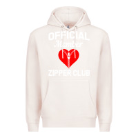 Pale Pink open heart surgery zipper club bypass get well recovery gift Premium Hoodie - artisFamous