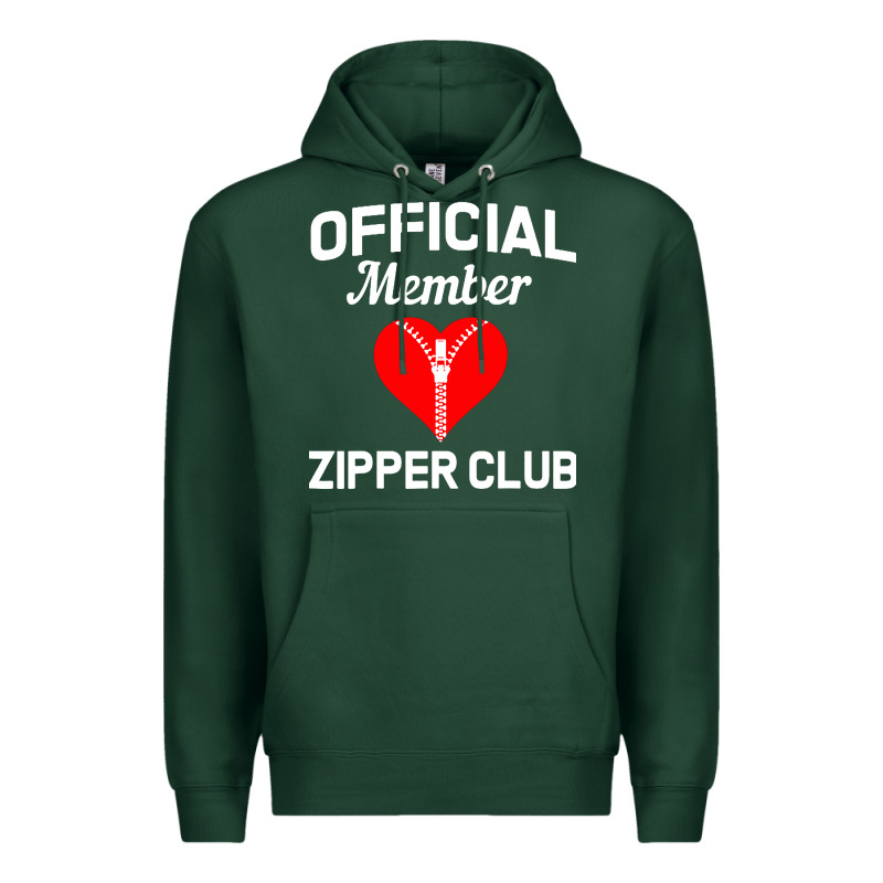 Open Heart Surgery Zipper Club Bypass Get Well Recovery Gift Premium Hoodie by artisFamous | Teevron