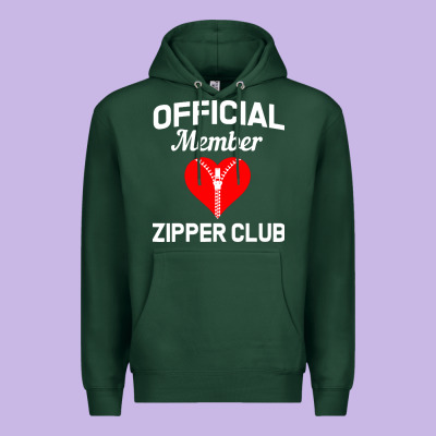 Open Heart Surgery Zipper Club Bypass Get Well Recovery Gift Premium Hoodie Designed By Artisfamous