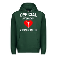 Sports Green open heart surgery zipper club bypass get well recovery gift Premium Hoodie - artisFamous