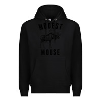 Black modest mouse Premium Hoodie - artisFamous