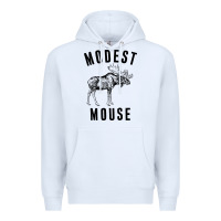 White modest mouse Premium Hoodie - artisFamous